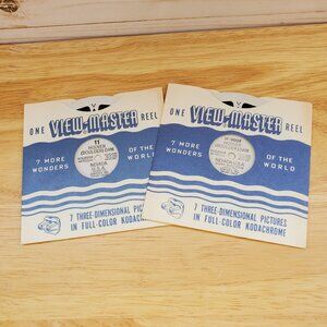 VTG 1940s View Master Reels Hoover (Boulder) Dam NV Scenic Auto Tour By Sawyers